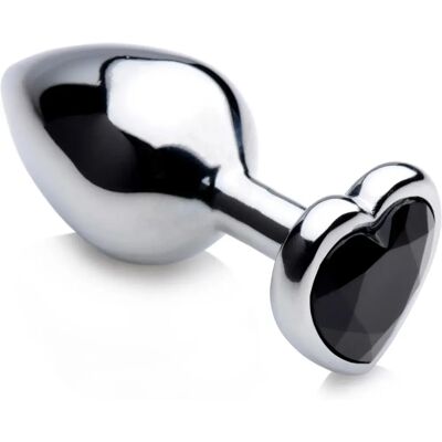 Booty Sparks Cœur Noir - Plug Anal - Moyen - Butt Plug Booty Sparks Cœur Noir - Plug Anal - Moyen - Butt Plug