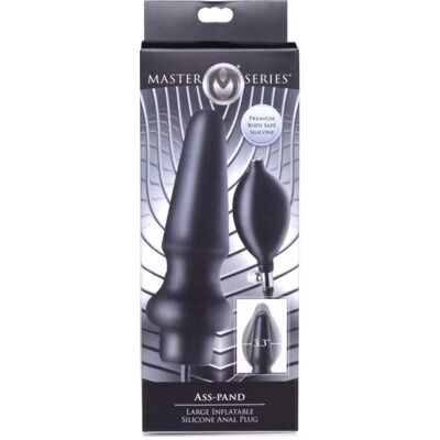 XR Brands Master Series Ass-Pand Plug anal gonflable - Noir XR Brands Master Series Ass-Pand Plug anal gonflable - Noir