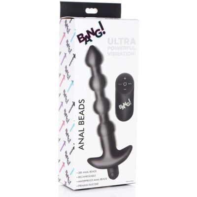 BANG! Vibrador Anal a Distancia - 28 Modos - Impermeable - Silicona BANG! Vibrador Anal a Distancia - 28 Modos - Impermeable - Silicona