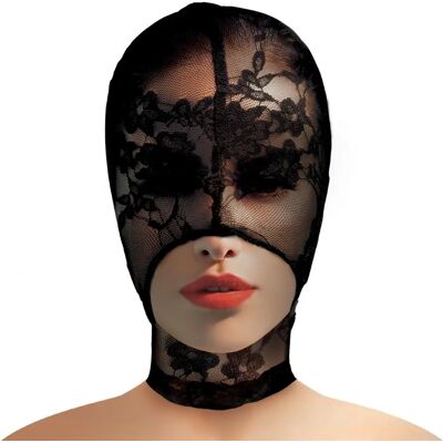 Master Series Masque en Dentelle Seduction Bondage - Noir Master Series Masque en Dentelle Seduction Bondage - Noir