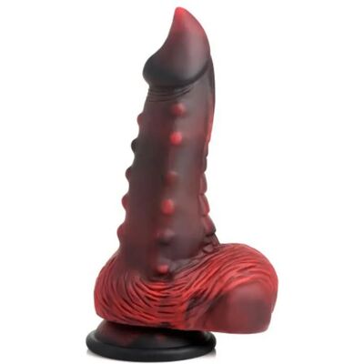 Xr Brands Lava Demon Vastag és Texturált Szilikon Dildó - 19,8 cm Sárkány Xr Brands Lava Demon Vastag és Texturált Szilikon Dildó - 19,8 cm Sárkány