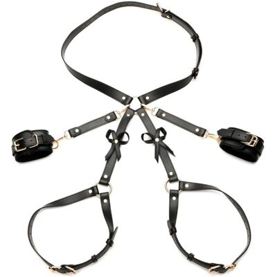 Harnais de bondage avec nœuds - Noir - Harnais BDSM Harnais de bondage avec nœuds - Noir - Harnais BDSM