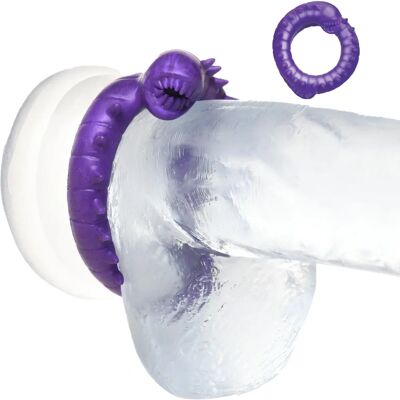 Creature Cocks Slitherine - Anneau pénis en silicone - Diamètre 4cm - Violet Creature Cocks Slitherine - Anneau pénis en silicone - Diamètre 4cm - Violet