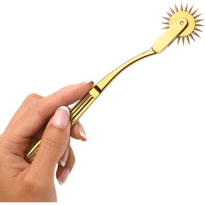 XR Brands Roue Wartenberg - Or - Accessoire pour scènes kinky XR Brands Roue Wartenberg - Or - Accessoire pour scènes kinky