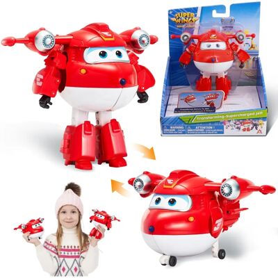 Super Wings Jett 5" Przemienialna Figurkę Akcji - Figurkę akcji Super Wings Jett 5" Przemienialna Figurkę Akcji - Figurkę akcji