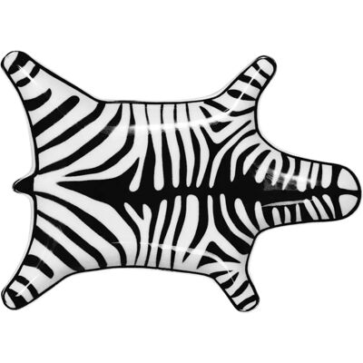 Plateau décoratif en porcelaine Zebra Nero de Jonathan Adler - Décor - Publicité Plateau décoratif en porcelaine Zebra Nero de Jonathan Adler - Décor - Publicité