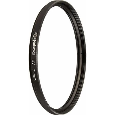 Filtre UV de caméra AmazonBasics CF26-N-72 - Filtre UV pour objectif 72mm Filtre UV de caméra AmazonBasics CF26-N-72 - Filtre UV pour objectif 72mm