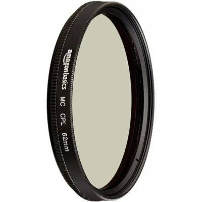 AmazonBasics CF02-NMC16-62 Kreisförmiger Polarisationsfilter - 62mm AmazonBasics CF02-NMC16-62 Kreisförmiger Polarisationsfilter - 62mm