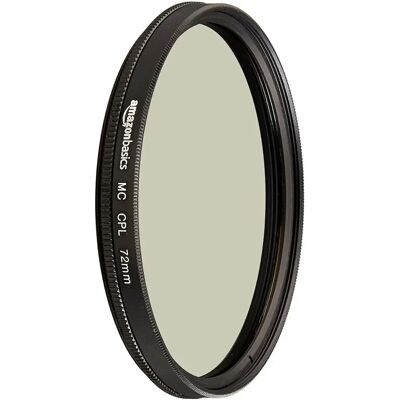 AmazonBasics NMC16-72 Camera Lens Filter - Circular Polarizer - 72 mm AmazonBasics NMC16-72 Camera Lens Filter - Circular Polarizer - 72 mm