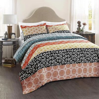 Lush Decor Boho Wendbaar Katoenen Beddengoed Set - Kingsize Lush Decor Boho Wendbaar Katoenen Beddengoed Set - Kingsize