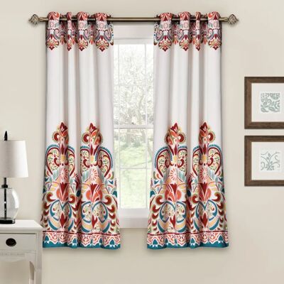 Lush Decor Clara Rideaux Paisley - Rideaux Lush Decor Clara Rideaux Paisley - Rideaux