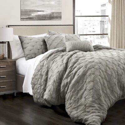 Ensemble de linge de lit Ravello en microfibre - Lush Decor Ensemble de linge de lit Ravello en microfibre - Lush Decor