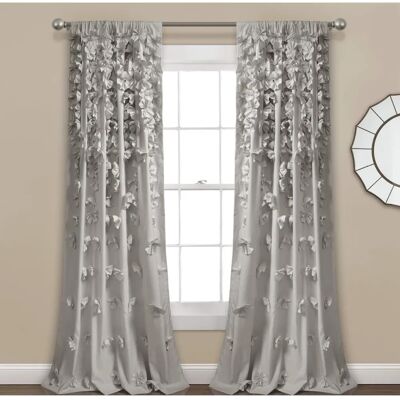 LUSH DECOR Frodig dekor fönstergardin - Window Curtain LUSH DECOR Frodig dekor fönstergardin - Window Curtain
