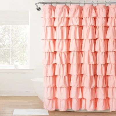 Lush Decor Blush Poliesterowa Zasłona Prysznicowa - Zasłona Prysznicowa Lush Decor Blush Poliesterowa Zasłona Prysznicowa - Zasłona Prysznicowa