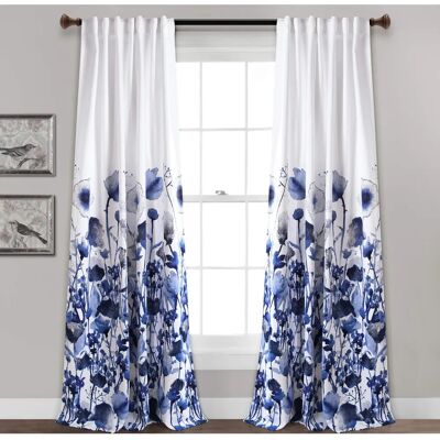 LUSH DECOR Ensemble de Rideaux de Jardin - Floral, Économiseur d'Énergie - 16T005018 LUSH DECOR Ensemble de Rideaux de Jardin - Floral, Économiseur d'Énergie - 16T005018