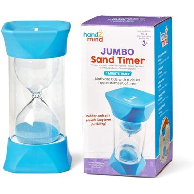 Learning Resources Grand sablier en sable - 1 minute - Sablier en sable Learning Resources Grand sablier en sable - 1 minute - Sablier en sable