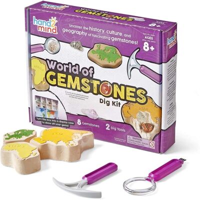 Learning Resources - World Of Gemstones Dig Kit 93419 Learning Resources - World Of Gemstones Dig Kit 93419