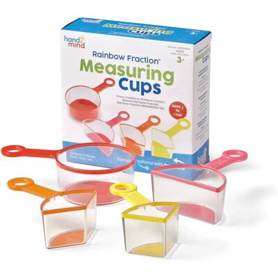 Learning Resources HM93439-UK Regnbågsbråk måttkoppar - Utbildningsleksak Learning Resources HM93439-UK Regnbågsbråk måttkoppar - Utbildningsleksak