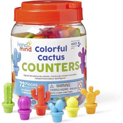 Learning Resources Contadores de cactus coloridos - Contadores educativos Learning Resources Contadores de cactus coloridos - Contadores educativos