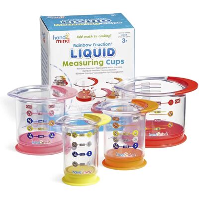 Learning Resources 94468 Tasses de Mesure Fractales Arc-en-ciel - Jouet Educatif Learning Resources 94468 Tasses de Mesure Fractales Arc-en-ciel - Jouet Educatif