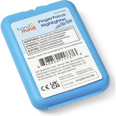 Learning Resources FingerFocus surligneur portable - outil de lecture Learning Resources FingerFocus surligneur portable - outil de lecture