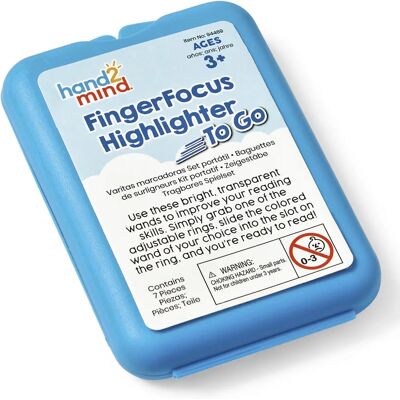 Learning Resources Learning Resources FingerFocus Highlighter To Go - reading aid Learning Resources Learning Resources FingerFocus Highlighter To Go - reading aid