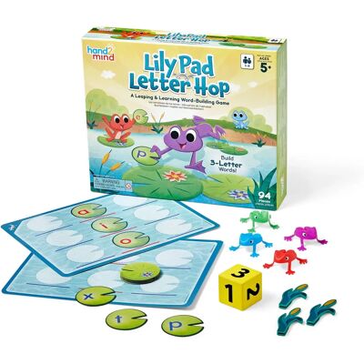 Learning Resources Lily Pad Letter Hop - Educational Board Game Learning Resources Lily Pad Letter Hop - Educational Board Game