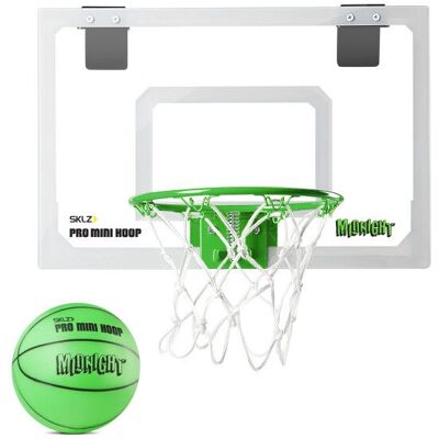 SKLZ Midnight Glow Mini Hoop - Basketball, Night Play SKLZ Midnight Glow Mini Hoop - Basketball, Night Play