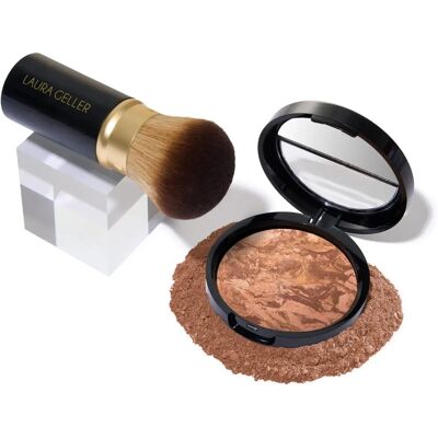 Laura Geller Beauty - Get Glowing Kit - Tan - Airbrush Kabuki - Makeup Kit Laura Geller Beauty - Get Glowing Kit - Tan - Airbrush Kabuki - Makeup Kit