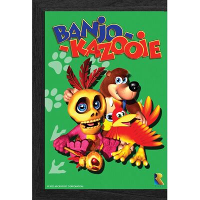 Pixel Frames Plax Banjo-Kazooie - Plakat Pixel Frames Plax Banjo-Kazooie - Plakat