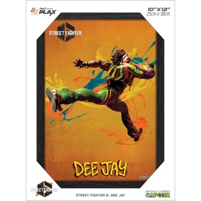 Pixel Frames PLAX Street Fighter 6 Dee Jay - Impression artistique - Publicité Pixel Frames PLAX Street Fighter 6 Dee Jay - Impression artistique - Publicité