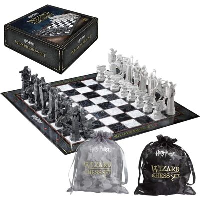 Noble Collection Harry Potter Zauberschachset - Mit Aufbewahrungstaschen Noble Collection Harry Potter Zauberschachset - Mit Aufbewahrungstaschen