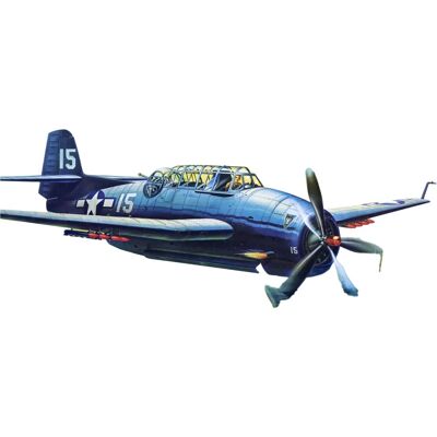 AMT TBF-1 WWII US Navy Torpedo-Bomber Plastikmodell AMT TBF-1 WWII US Navy Torpedo-Bomber Plastikmodell