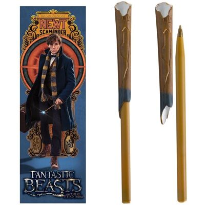 Noble Collection Newt Scamander Zauberstab-Stift & Lesezeichen - Set Noble Collection Newt Scamander Zauberstab-Stift & Lesezeichen - Set