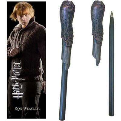 Noble Collection Harry Potter Ron Weasley Wand Pen & Bookmark - Stationery Noble Collection Harry Potter Ron Weasley Wand Pen & Bookmark - Stationery