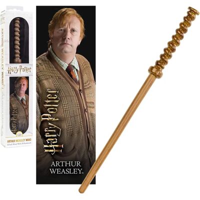Baguette Magique Harry Potter Noble Collection + Marque-Page 30cm Arthur Weasley Baguette Magique Harry Potter Noble Collection + Marque-Page 30cm Arthur Weasley
