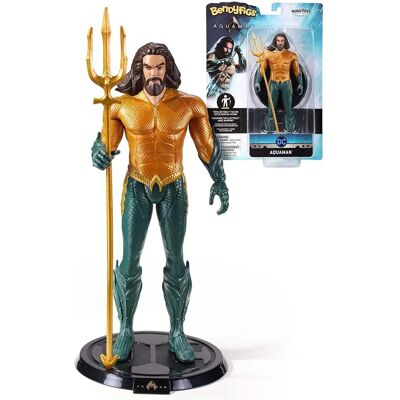 Noble Collection Aquaman Flexibel Actionfigur - 19cm DC Comics Noble Collection Aquaman Flexibel Actionfigur - 19cm DC Comics