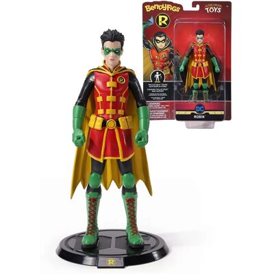 Figura flessibile Robin Noble Collection - 19cm - DC Comics Figura flessibile Robin Noble Collection - 19cm - DC Comics