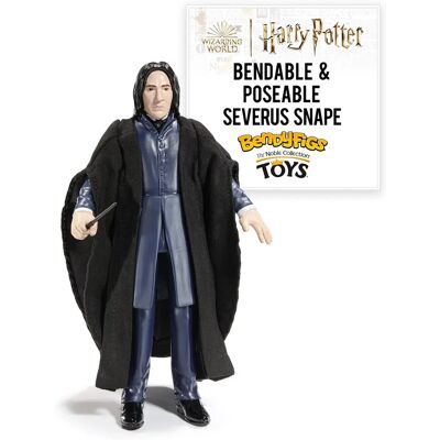 Noble Collection Harry Potter Severus Snape Flexible Figur - 19cm Noble Collection Harry Potter Severus Snape Flexible Figur - 19cm