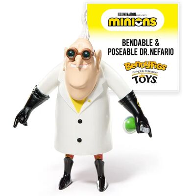 Noble Collection Minions Nefario Flexibele Figurine - 18 cm Noble Collection Minions Nefario Flexibele Figurine - 18 cm