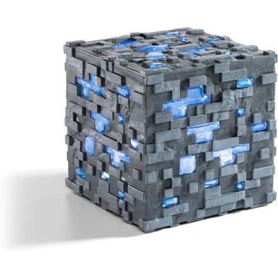 Noble Collection Minecraft Diamanten-Erz Replik - Leuchtend - 1:1 Maßstab Noble Collection Minecraft Diamanten-Erz Replik - Leuchtend - 1:1 Maßstab