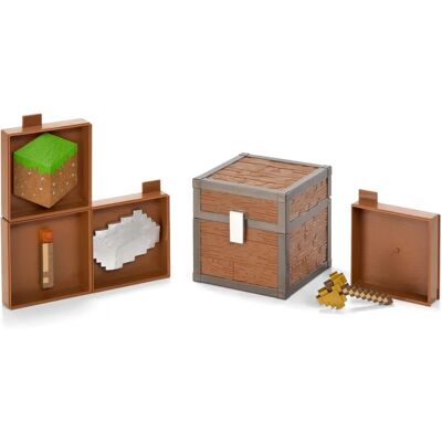 Minecraft Plains Loot Chest 10cm - Noble Collection - Repliek 1/1 Minecraft Plains Loot Chest 10cm - Noble Collection - Repliek 1/1