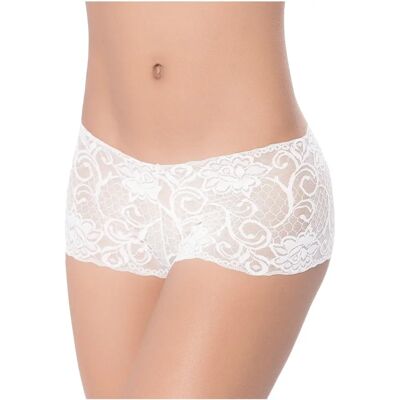 Mapalé Shorty Dentelle Blanche - Glamour pour Nuit & Jour - Lingerie Mapalé Shorty Dentelle Blanche - Glamour pour Nuit & Jour - Lingerie