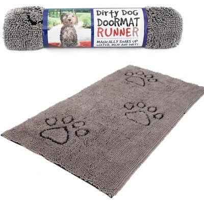Dog Gone Smart Grauer Runner - Hundeteppich Dog Gone Smart Grauer Runner - Hundeteppich