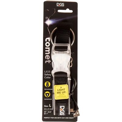 Dog Gone Smart Noir 20 Lumière - Collier pour chien - Publicité Dog Gone Smart Noir 20 Lumière - Collier pour chien - Publicité