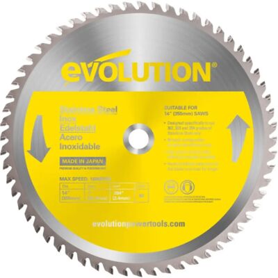 Evolution Edelstahl-Sägeblatt - 355mm - Metall schneiden Evolution Edelstahl-Sägeblatt - 355mm - Metall schneiden