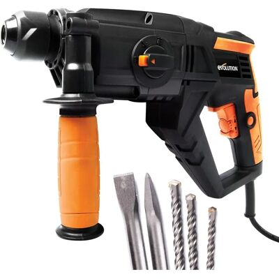 Evolution Power Tools 096-0002 SDS4-800 4 Function SDS Drill - Power Tools Evolution Power Tools 096-0002 SDS4-800 4 Function SDS Drill - Power Tools