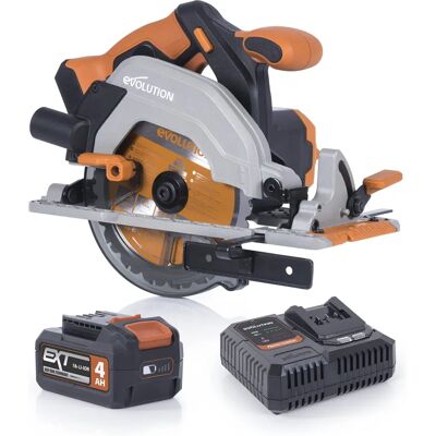 Evolution Power Tools R165CCS-Li EXT Circular Saw - 18V Multi-material Cutting Evolution Power Tools R165CCS-Li EXT Circular Saw - 18V Multi-material Cutting