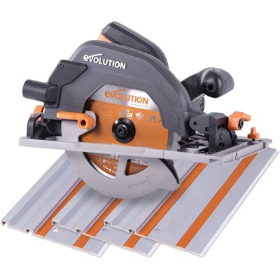 Evolution Power Tools R185CCSX Multi-Material Circular Saw and Track - 185mm, 1600W, 110V Evolution Power Tools R185CCSX Multi-Material Circular Saw and Track - 185mm, 1600W, 110V