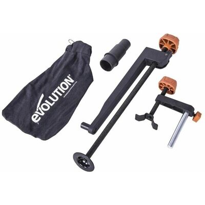Ferramentas Evolution R255SMS - Kit de acessórios com braçadeiras e coleta de poeira Ferramentas Evolution R255SMS - Kit de acessórios com braçadeiras e coleta de poeira